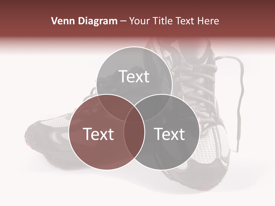 A Pair Of Brand New Running Shoes PowerPoint Template