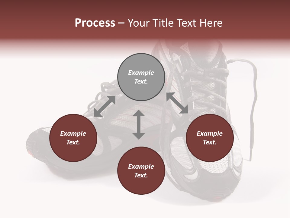 A Pair Of Brand New Running Shoes PowerPoint Template