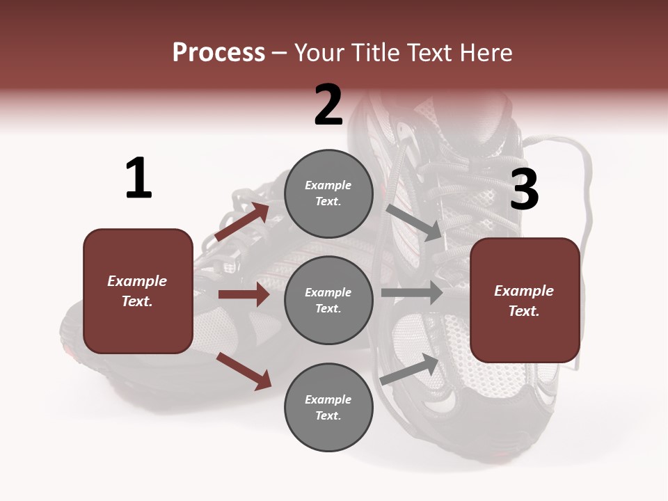 A Pair Of Brand New Running Shoes PowerPoint Template