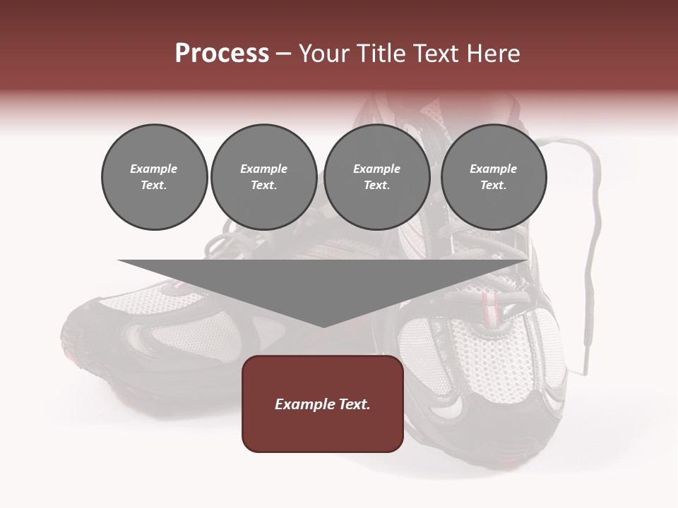 A Pair Of Brand New Running Shoes PowerPoint Template