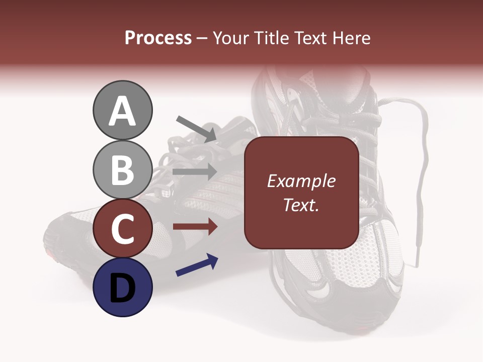A Pair Of Brand New Running Shoes PowerPoint Template