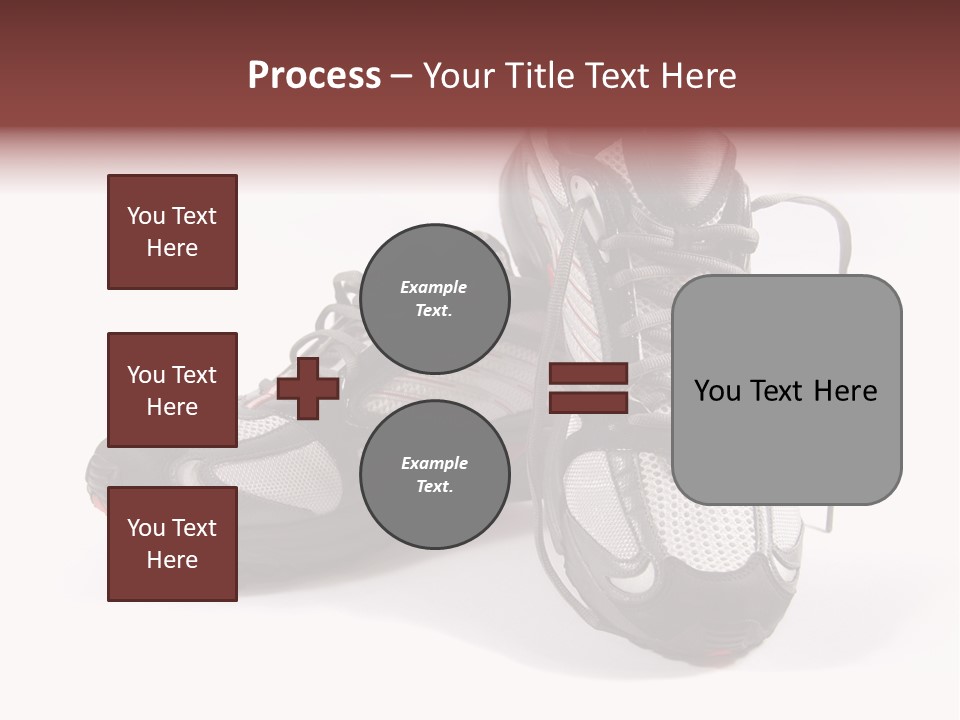 A Pair Of Brand New Running Shoes PowerPoint Template