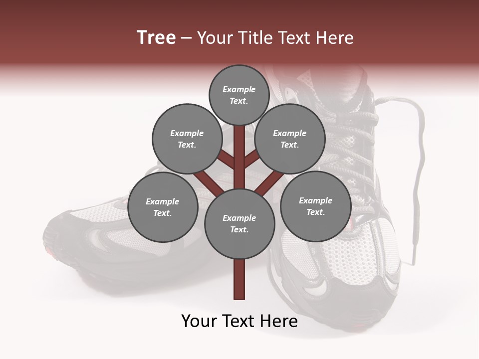 A Pair Of Brand New Running Shoes PowerPoint Template