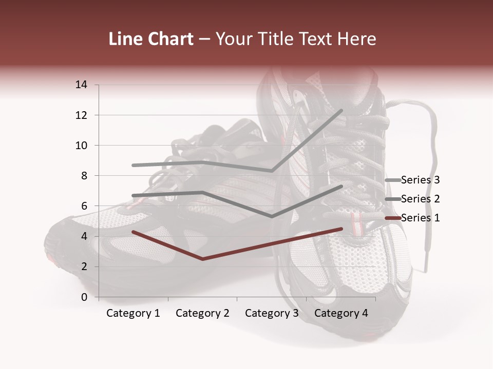 A Pair Of Brand New Running Shoes PowerPoint Template