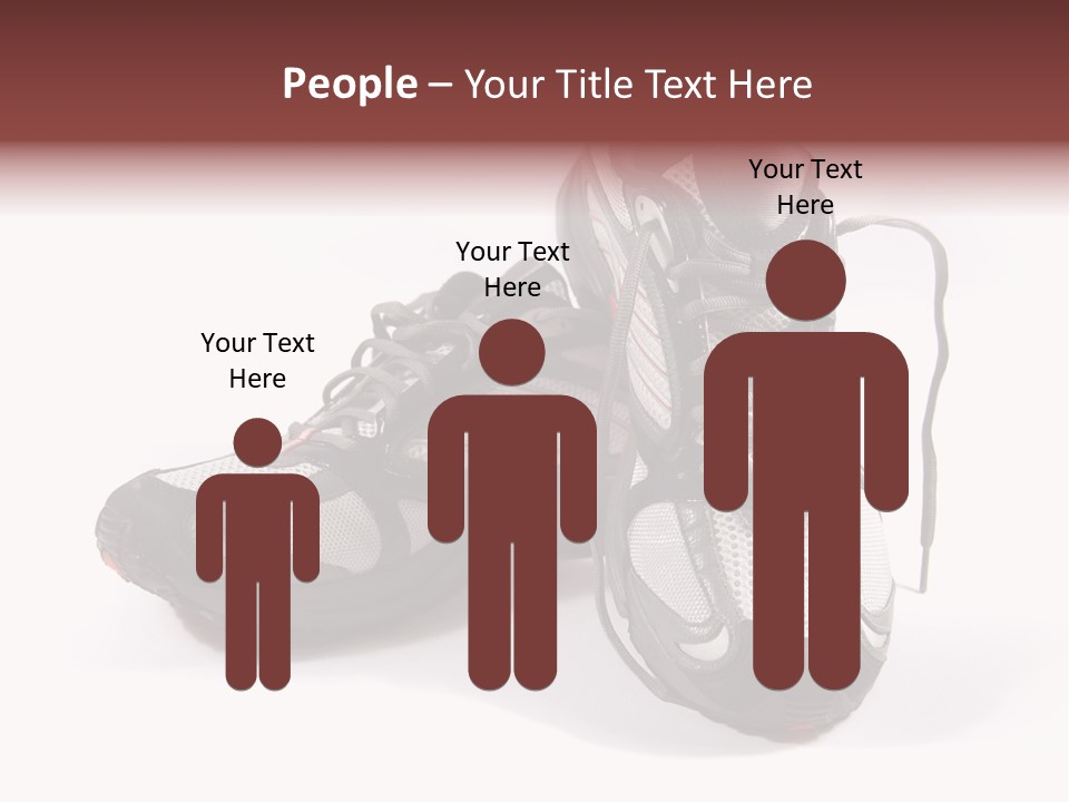 A Pair Of Brand New Running Shoes PowerPoint Template