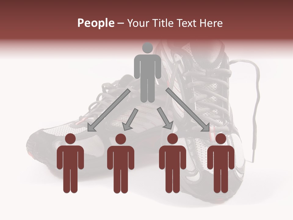 A Pair Of Brand New Running Shoes PowerPoint Template