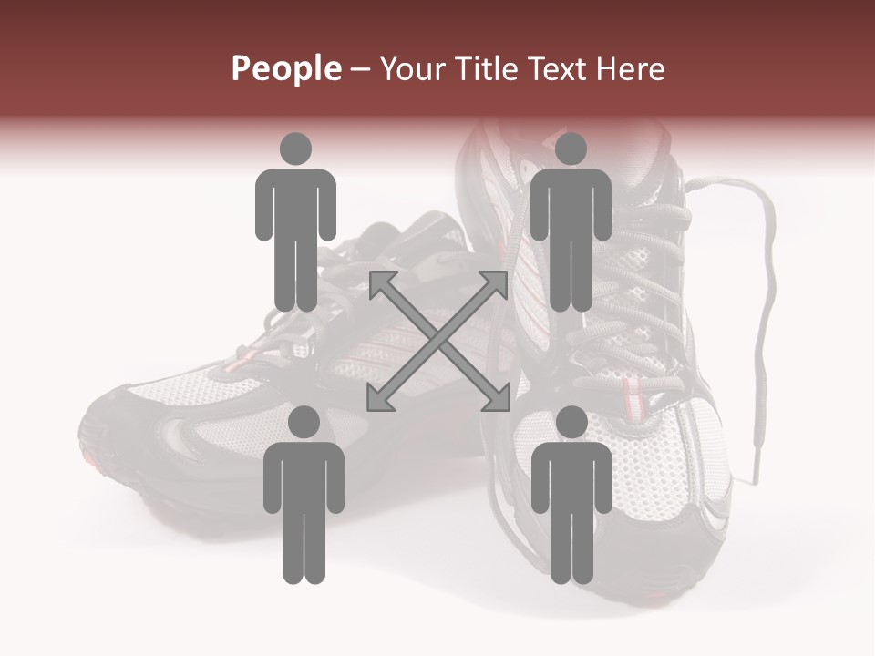 A Pair Of Brand New Running Shoes PowerPoint Template