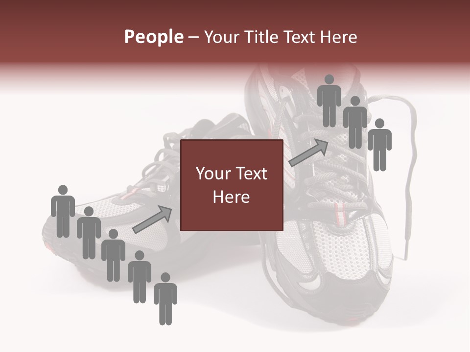 A Pair Of Brand New Running Shoes PowerPoint Template
