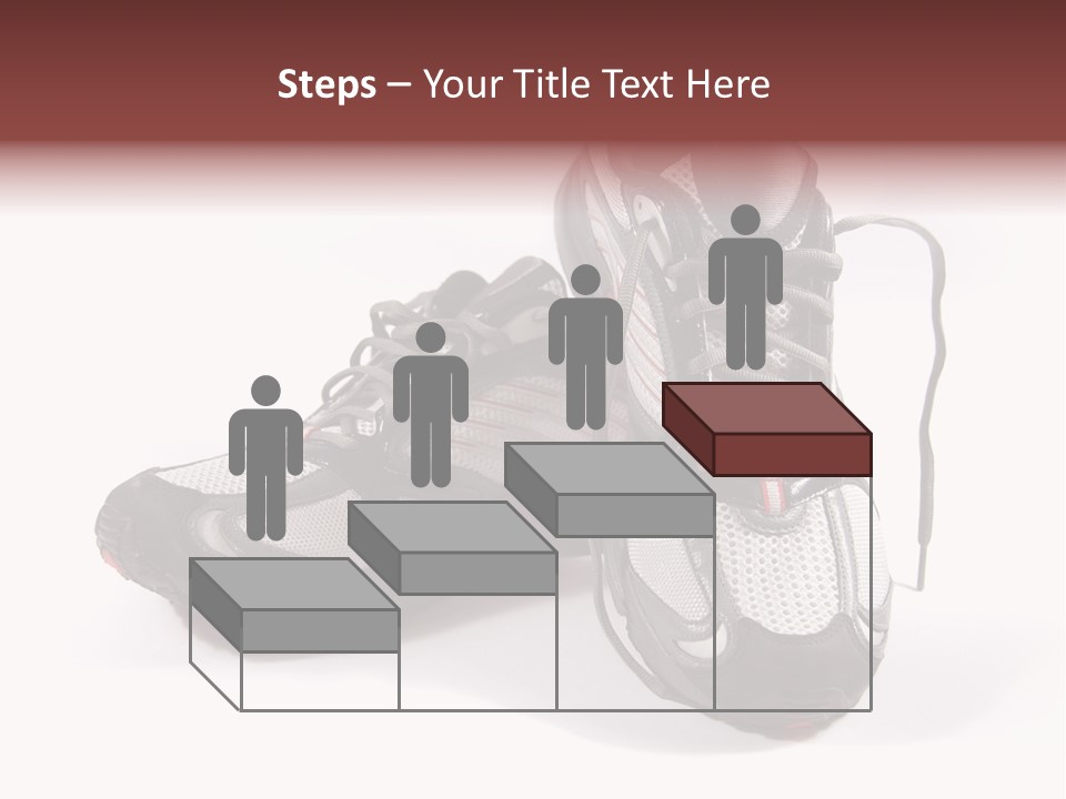 A Pair Of Brand New Running Shoes PowerPoint Template