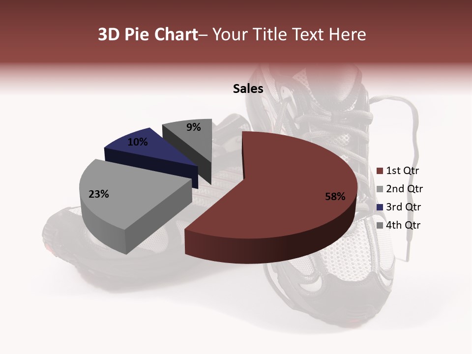 A Pair Of Brand New Running Shoes PowerPoint Template