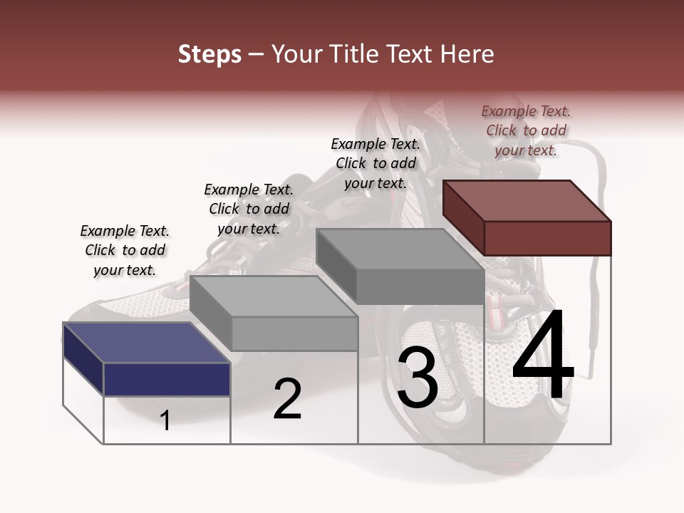 A Pair Of Brand New Running Shoes PowerPoint Template