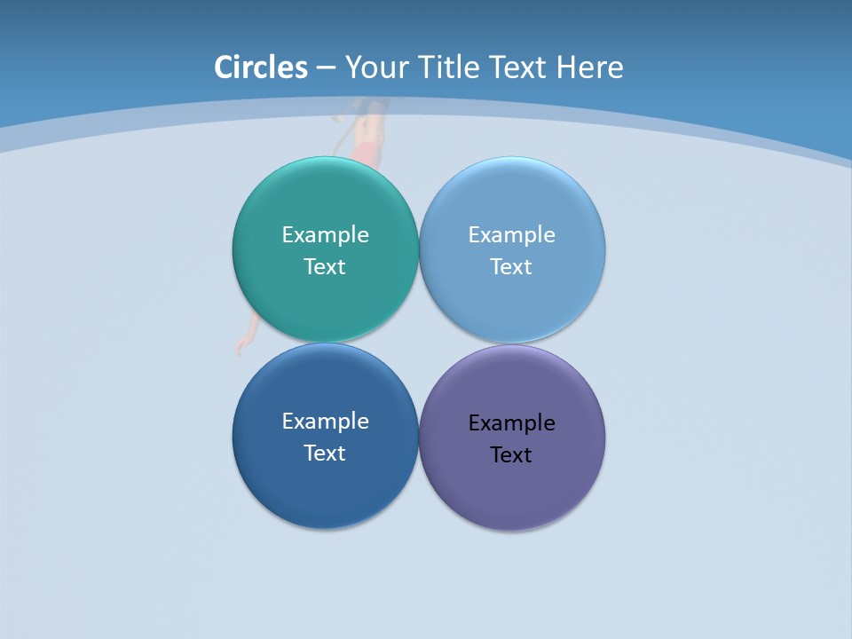 Bungee Jumper High Up In The Sky PowerPoint Template