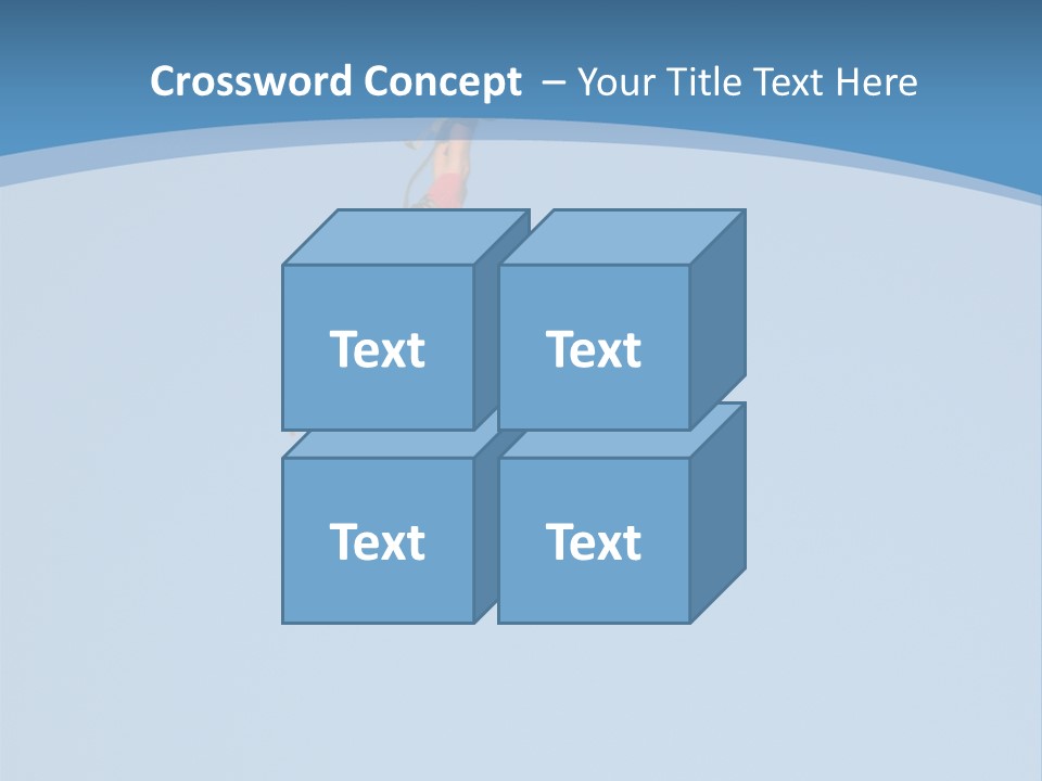Bungee Jumper High Up In The Sky PowerPoint Template