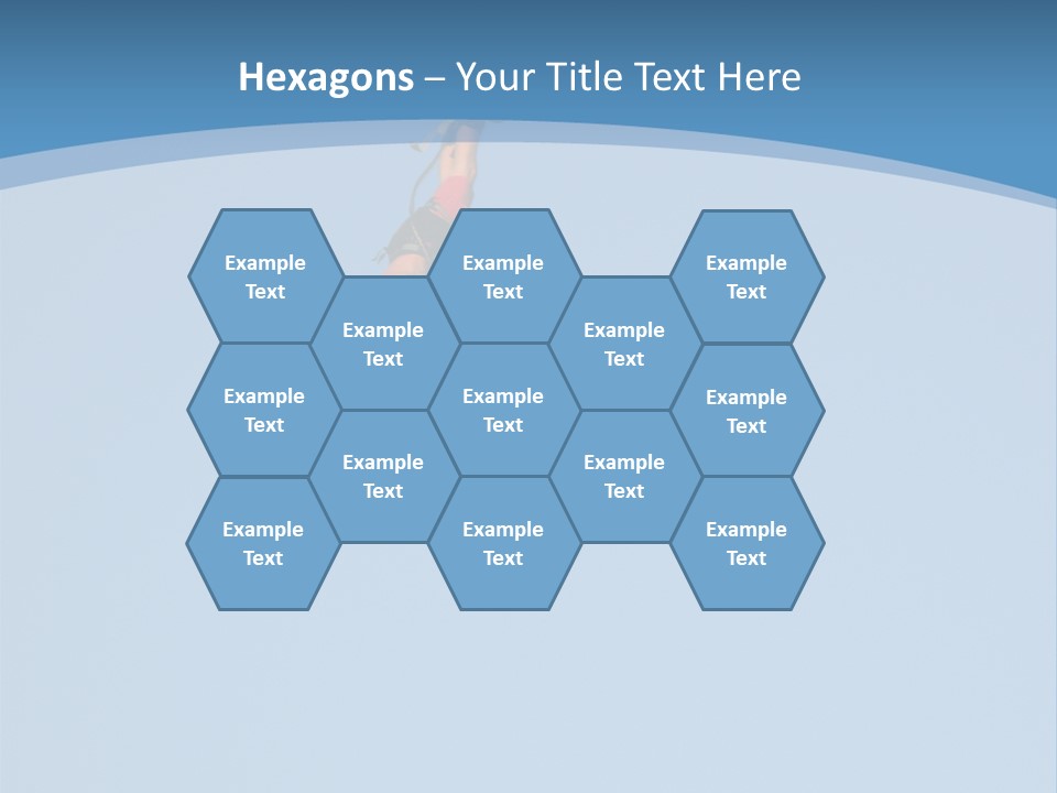 Bungee Jumper High Up In The Sky PowerPoint Template