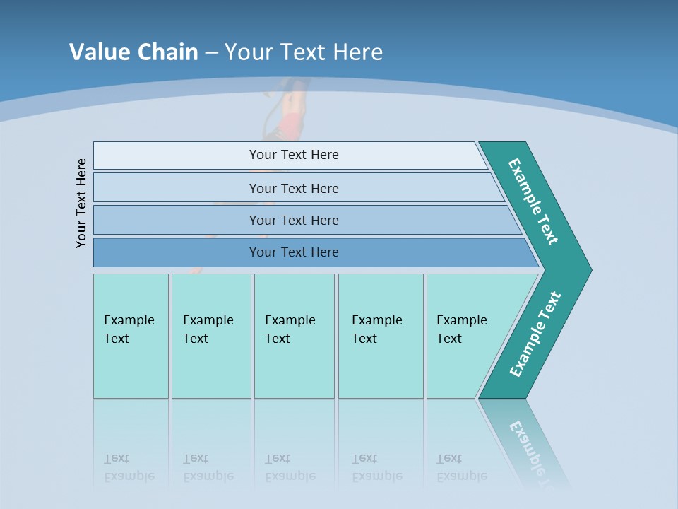 Bungee Jumper High Up In The Sky PowerPoint Template