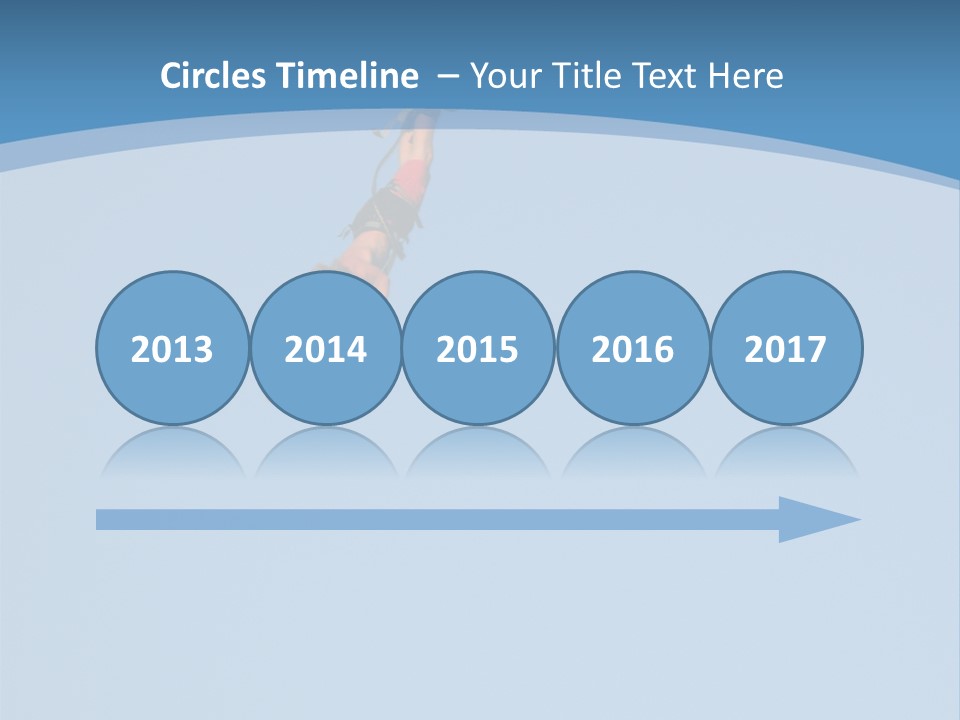 Bungee Jumper High Up In The Sky PowerPoint Template