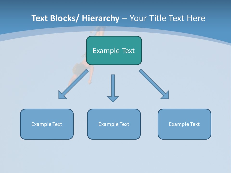 Bungee Jumper High Up In The Sky PowerPoint Template