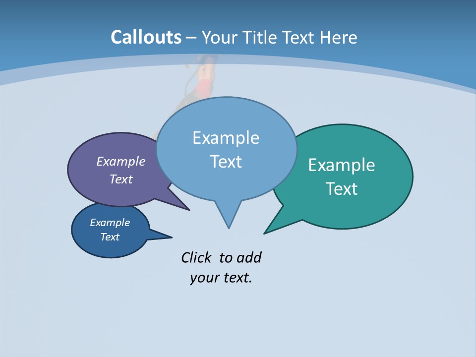 Bungee Jumper High Up In The Sky PowerPoint Template