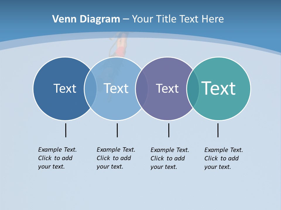 Bungee Jumper High Up In The Sky PowerPoint Template