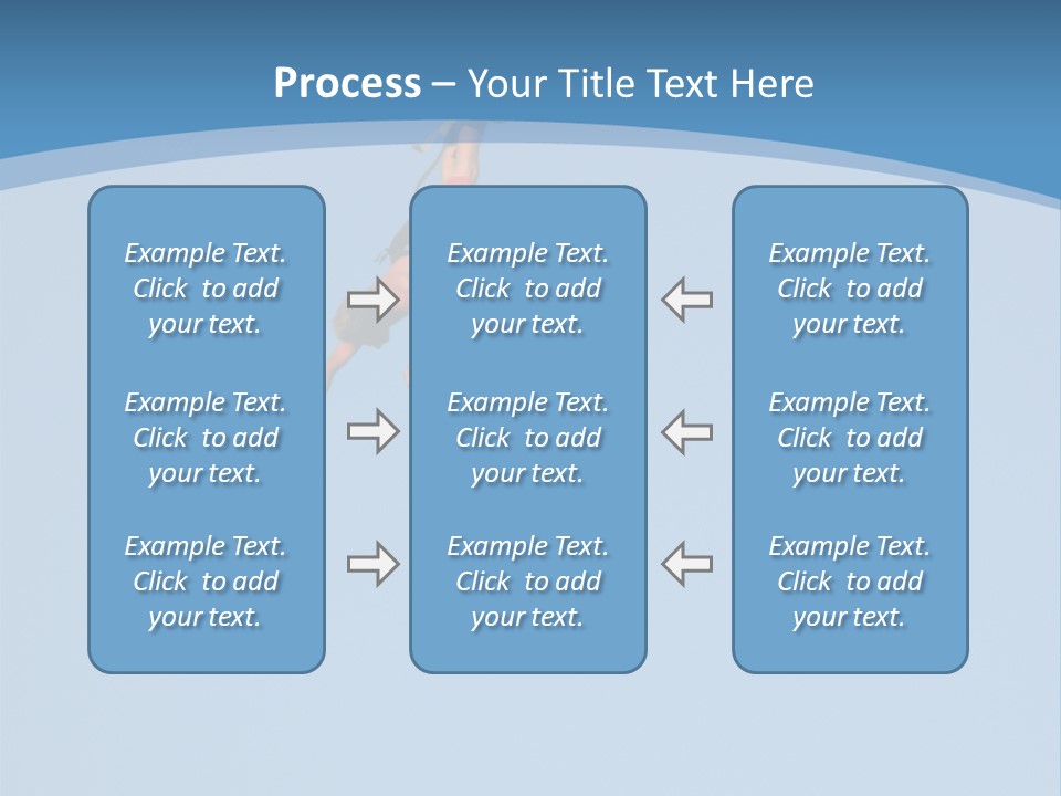 Bungee Jumper High Up In The Sky PowerPoint Template