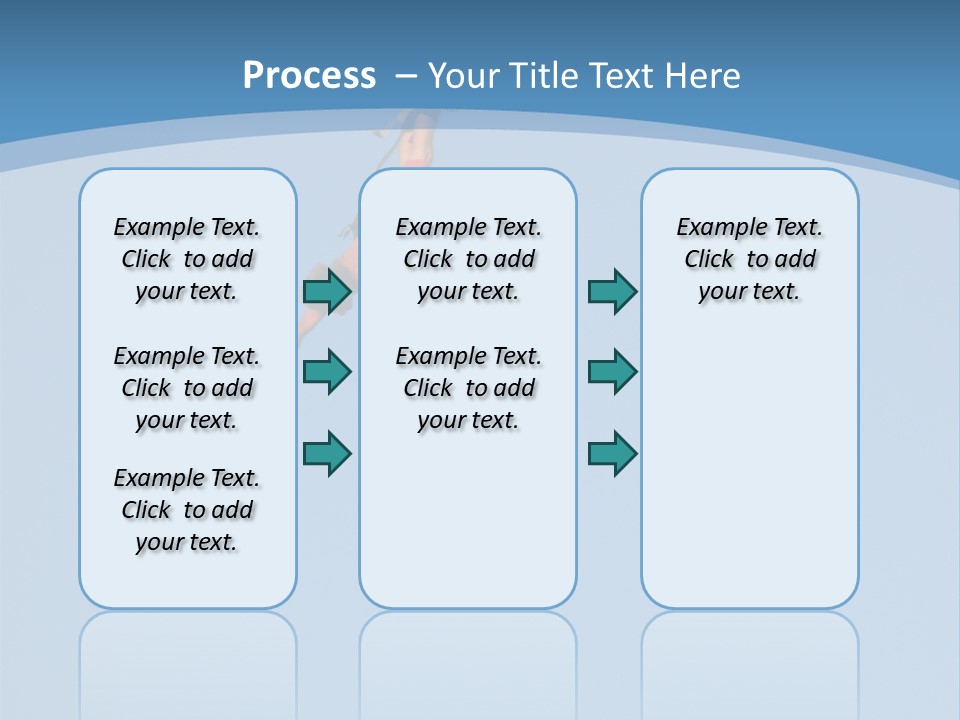 Bungee Jumper High Up In The Sky PowerPoint Template
