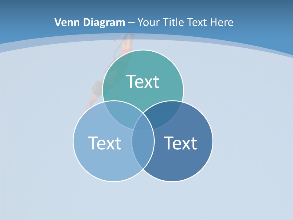 Bungee Jumper High Up In The Sky PowerPoint Template