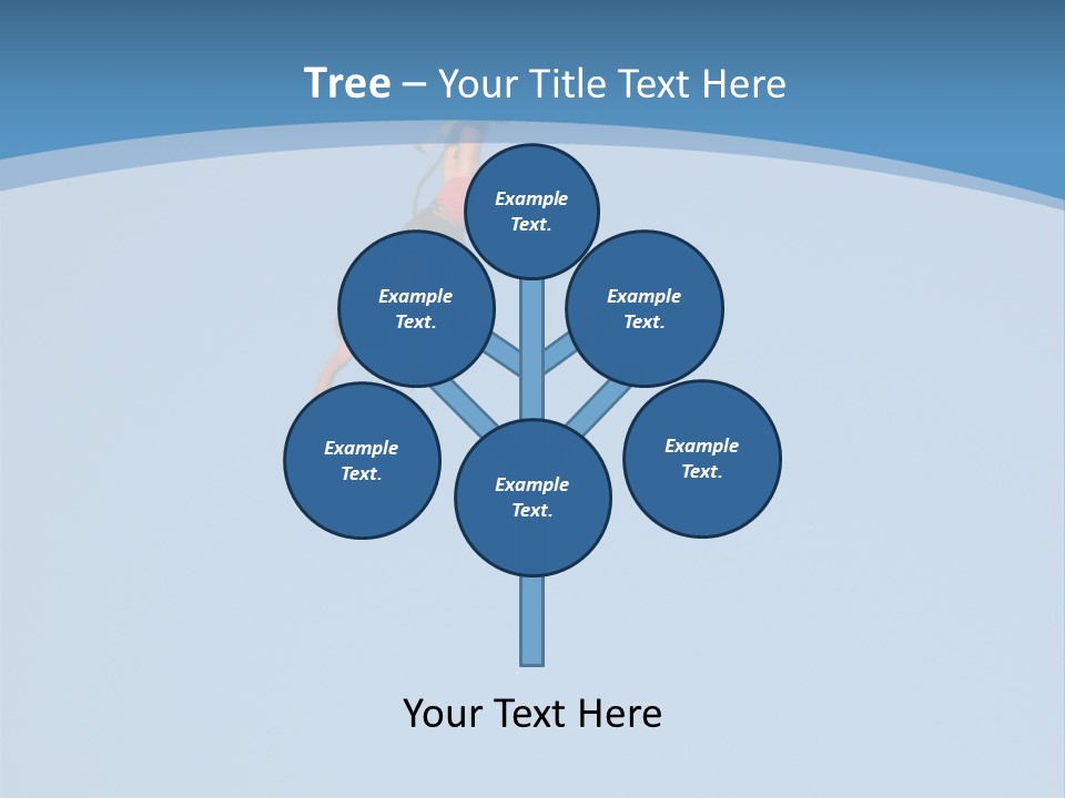 Bungee Jumper High Up In The Sky PowerPoint Template