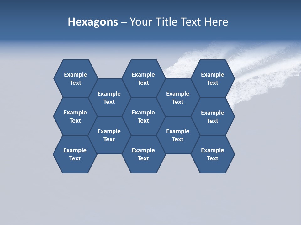 White Boat On The Sea PowerPoint Template