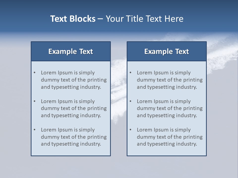 White Boat On The Sea PowerPoint Template