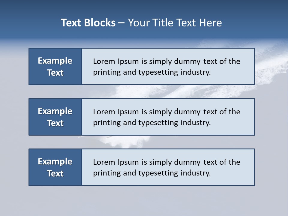 White Boat On The Sea PowerPoint Template