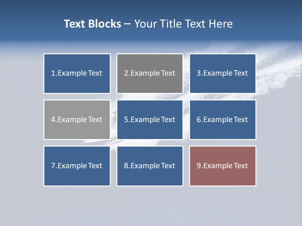 White Boat On The Sea PowerPoint Template