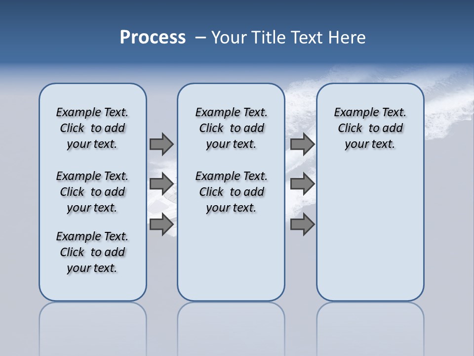White Boat On The Sea PowerPoint Template
