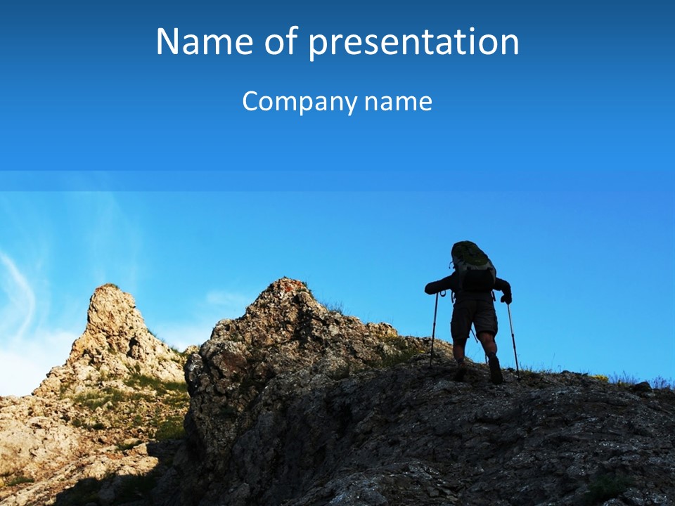 The Climb PowerPoint Template