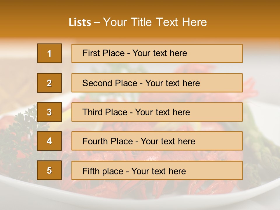 Crawfish And Beer PowerPoint Template