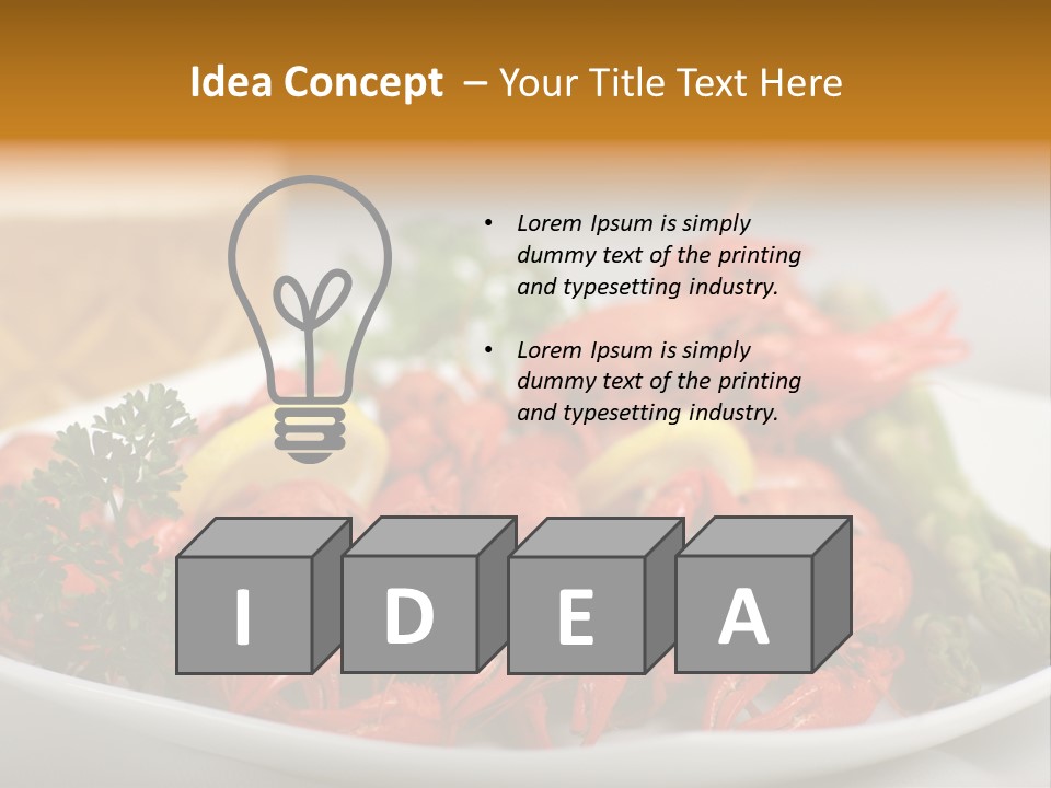 Crawfish And Beer PowerPoint Template