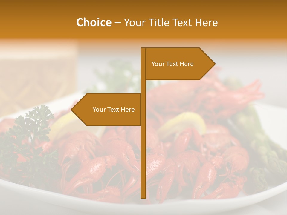 Crawfish And Beer PowerPoint Template