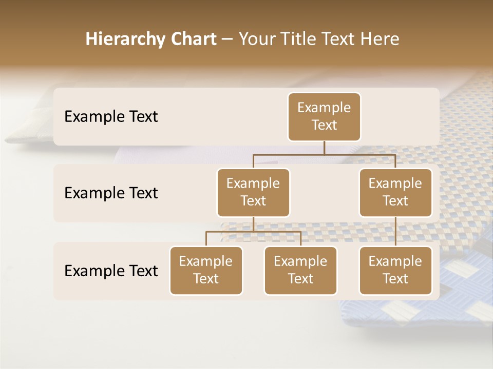 Close Up Neck Ties Showing Silk Pattern On Rich Cloth PowerPoint Template