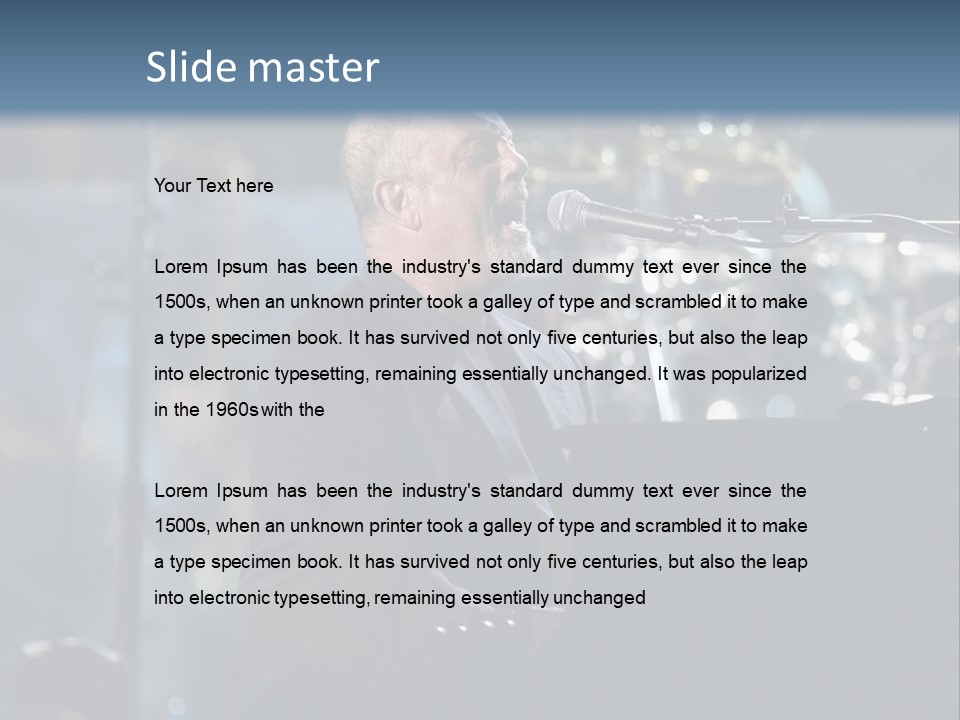 Flushing, Ny - July 16: Singer Billy Joel Performs At Shea Stadium On July 16, 2008 In Flushing, New York. PowerPoint Template