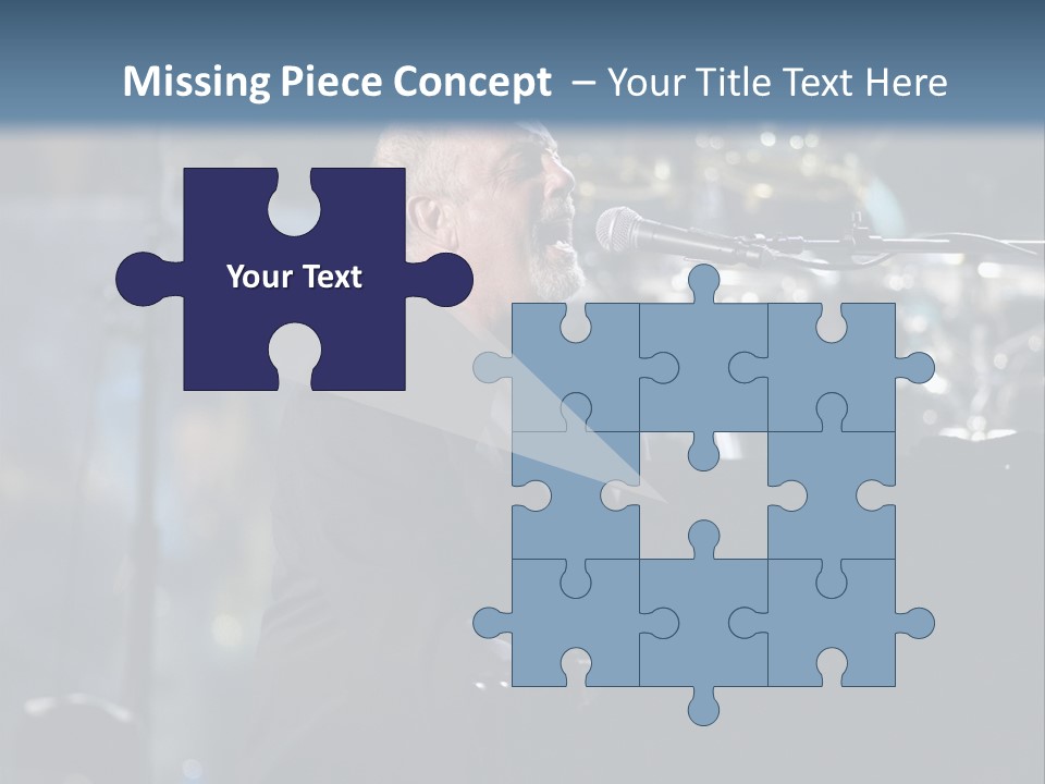 Flushing, Ny - July 16: Singer Billy Joel Performs At Shea Stadium On July 16, 2008 In Flushing, New York. PowerPoint Template