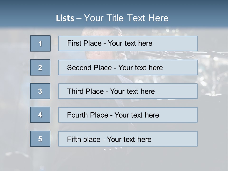 Flushing, Ny - July 16: Singer Billy Joel Performs At Shea Stadium On July 16, 2008 In Flushing, New York. PowerPoint Template