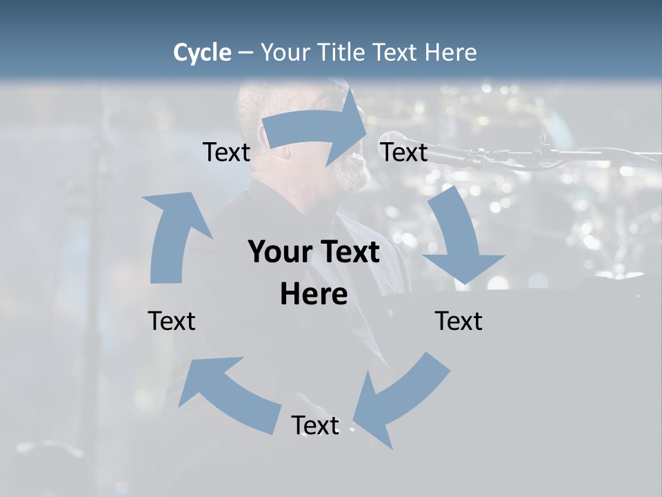 Flushing, Ny - July 16: Singer Billy Joel Performs At Shea Stadium On July 16, 2008 In Flushing, New York. PowerPoint Template