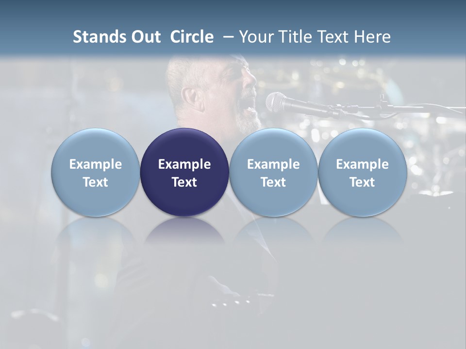 Flushing, Ny - July 16: Singer Billy Joel Performs At Shea Stadium On July 16, 2008 In Flushing, New York. PowerPoint Template