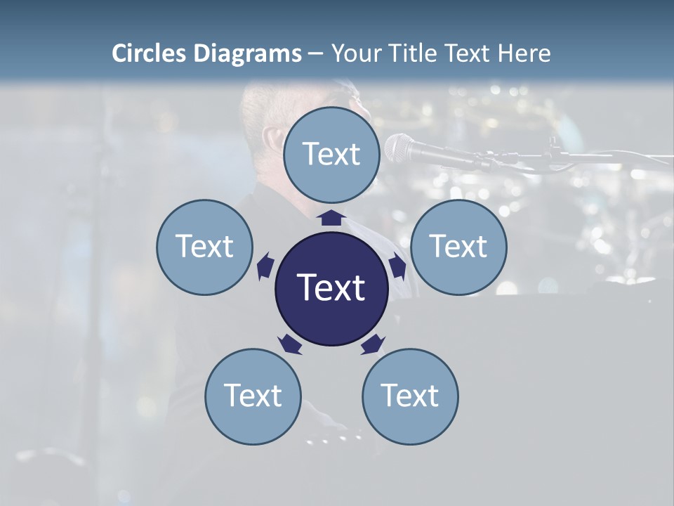 Flushing, Ny - July 16: Singer Billy Joel Performs At Shea Stadium On July 16, 2008 In Flushing, New York. PowerPoint Template