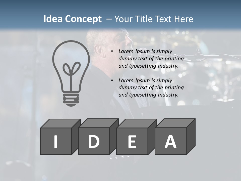 Flushing, Ny - July 16: Singer Billy Joel Performs At Shea Stadium On July 16, 2008 In Flushing, New York. PowerPoint Template