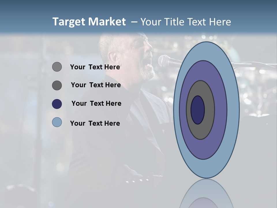 Flushing, Ny - July 16: Singer Billy Joel Performs At Shea Stadium On July 16, 2008 In Flushing, New York. PowerPoint Template