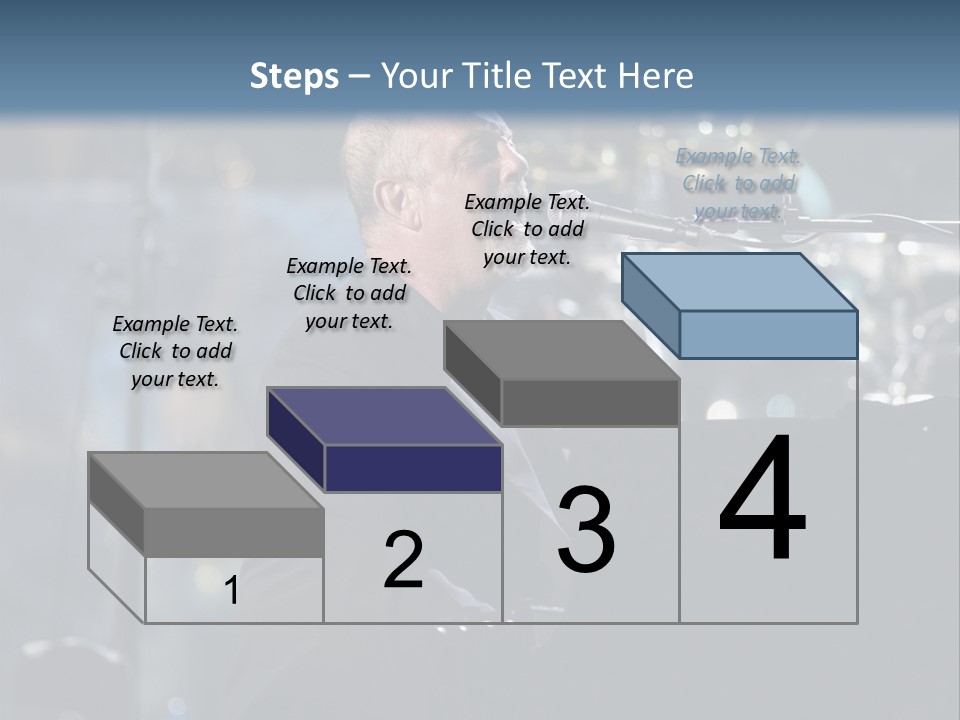 Flushing, Ny - July 16: Singer Billy Joel Performs At Shea Stadium On July 16, 2008 In Flushing, New York. PowerPoint Template
