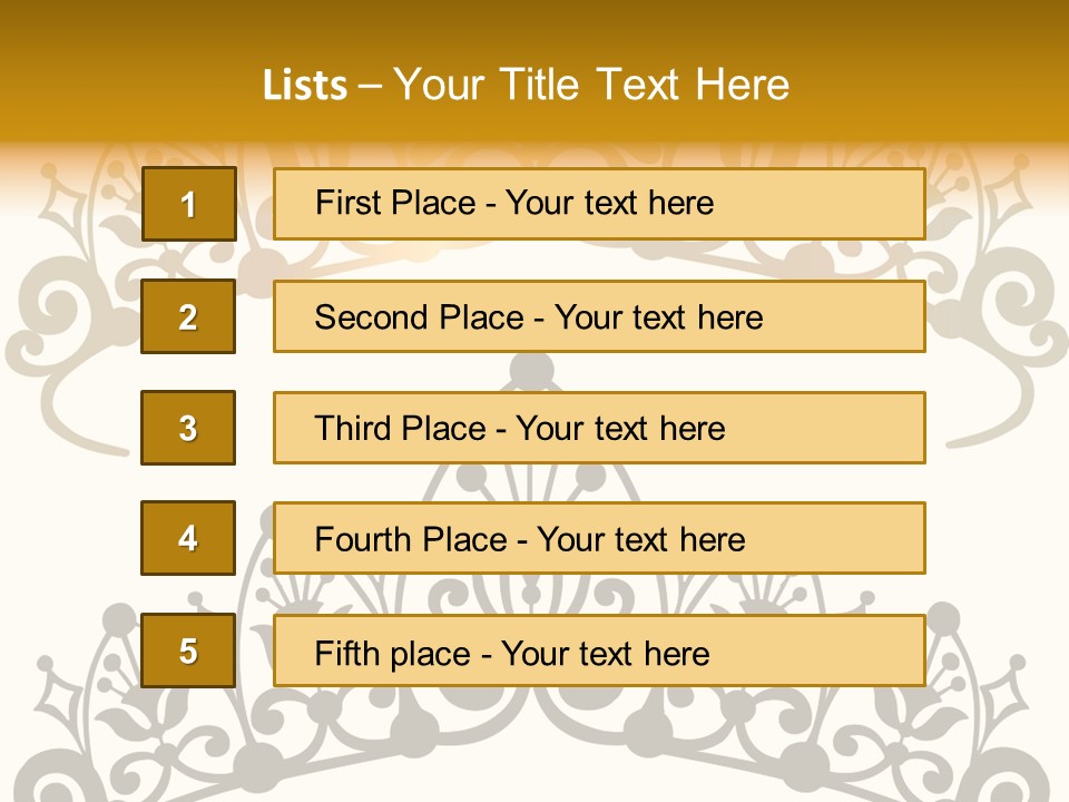 Tiara Vector Illustration Stock Vector Illustration: PowerPoint Template