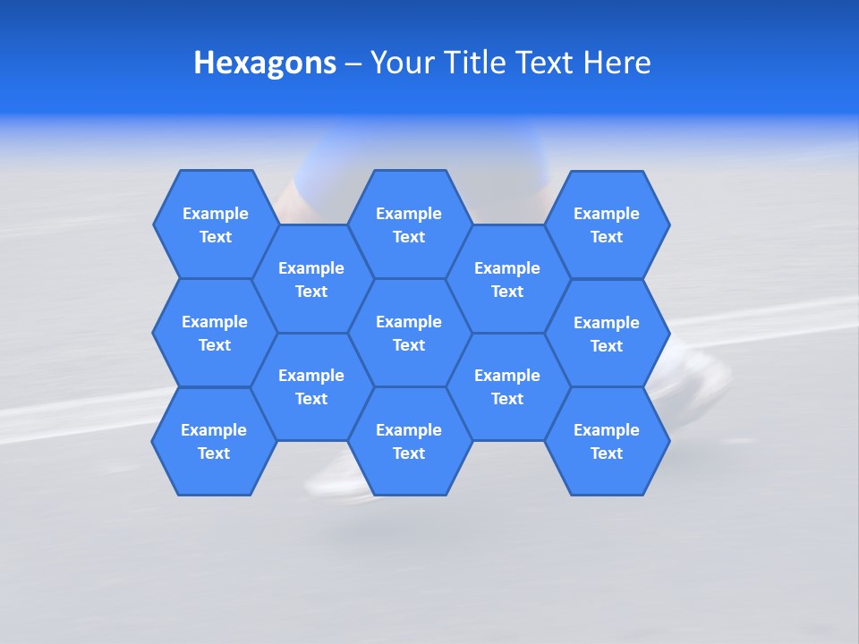 Detail Of The Legs Of A Marathon Runner With Slight Panning Effect PowerPoint Template