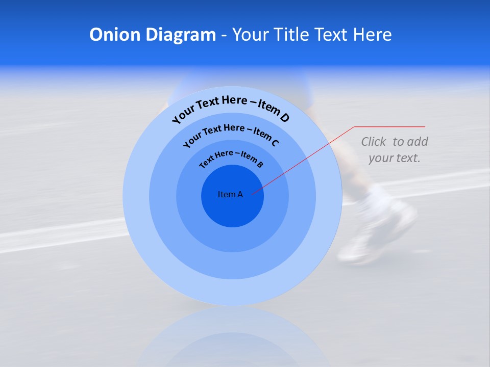 Detail Of The Legs Of A Marathon Runner With Slight Panning Effect PowerPoint Template