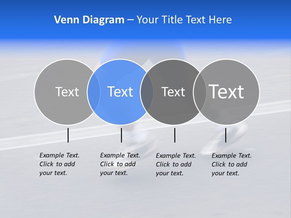 Detail Of The Legs Of A Marathon Runner With Slight Panning Effect PowerPoint Template